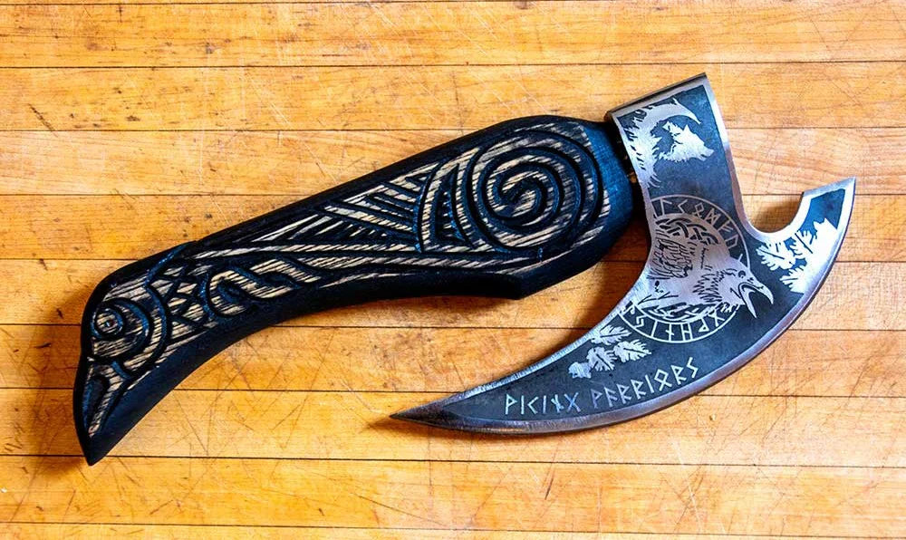 Slice Like a Viking - The Ultimate Handmade Pizza Cutter Axe