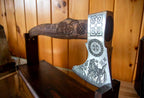 Tactical Viking Axe - Hand Forged Carbon Steel w/Leather Sheath