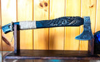 Tactical Viking Axe - Hand Forged Carbon Steel w/Leather Sheath