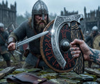 Handmade Viking Pizza Cutter Axe - Ulu Knife – Viking Design.
